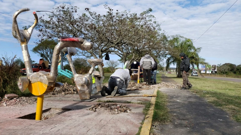 Los nuevos ejercitadores de avenida Sarmiento incorporan tecnología