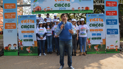 Mes de los Niños: Gustavo Martínez presentó la fiesta de los chicos