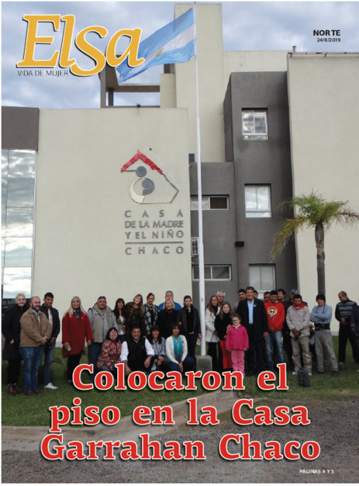 Colocaron el piso en la Casa Garrahan Chaco