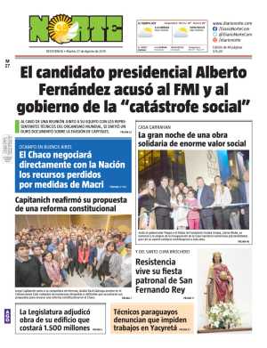 Edicion del 27-08-2019