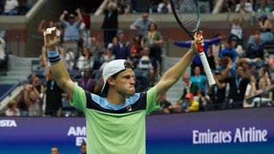 Schwartzman derrotó a Zverev y avanzó a cuartos en el US Open
