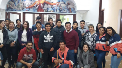 Alumnos del barrio San Pedro Pescador participaron de un taller en la Casa por la Memoria