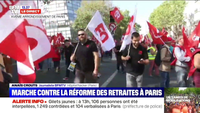 Más de 150 detenidos en jornada de múltiples manifestaciones en París