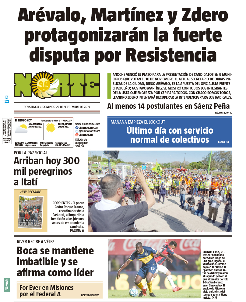 Edicion del 22-09-2019