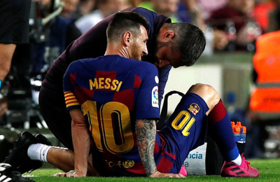 Messi volvió a encender las alarmas en Barcelona