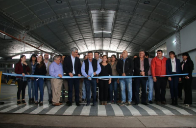Peppo inauguró las refacciones efectuadas al taller central de Vialidad Provincial