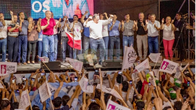 Fuerte acompañamiento ciudadano para Peche, Nikisch y Cipolini en Sáenz Peña