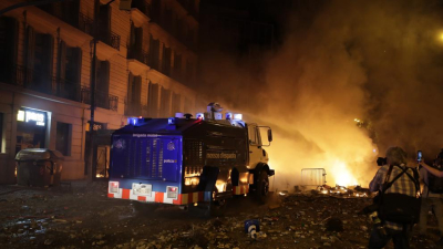 Recrudece la violencia en las calles en Catalunya