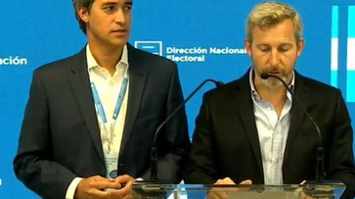 "Votó más del 80% del padrón electoral", dijo Rogelio Frigerio