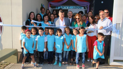 Peppo inauguró un nuevo jardín de infantes en Puerto Tirol