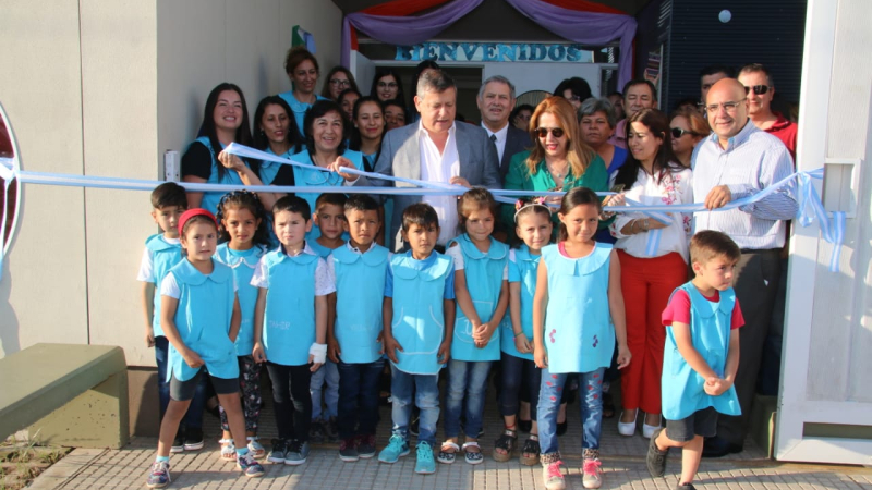 Peppo inauguró un nuevo jardín de infantes en Puerto Tirol