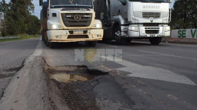Desidia sin fin en la autovía de Sáenz Peña