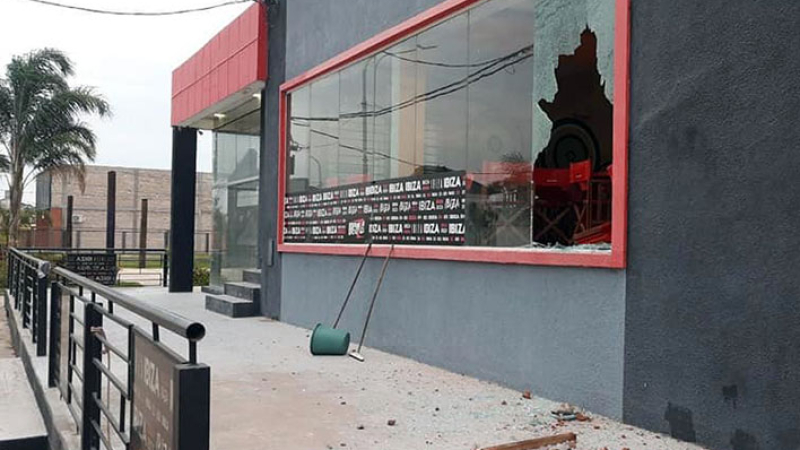 Robo y daños en una confitería de Quitilipi