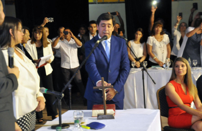 Gustavo Martínez juro como el nuevo intendente de Resistencia