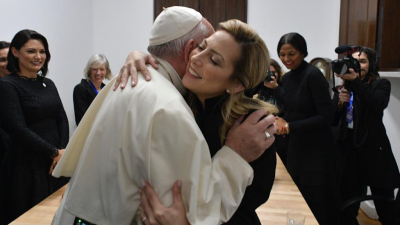 El Papa recibió a la primera dama