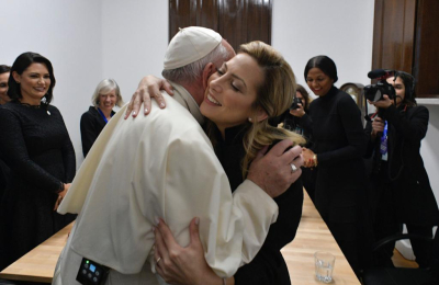 El Papa recibió a la primera dama