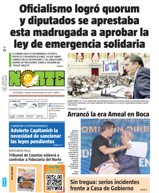 Edicion del 20-12-2019