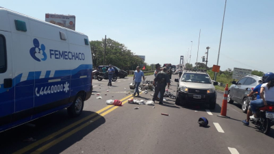 Siniestro fatal en el puente General Belgrano