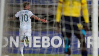 La Argentina Sub 23 derrotó 1-0 a Ecuador