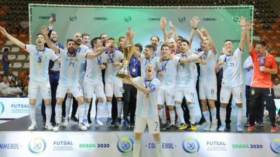 Argentina ganó el clásico y es campeón de las eliminatorias de futsal