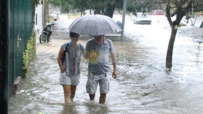 Resistencia, nuevamente complicada por las intensas precipitaciones