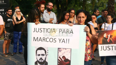 Familiares y amigos de Marcos marcharon pidiendo justicia
