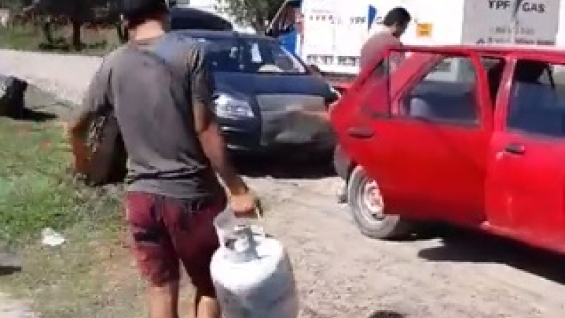 La provisión de garrafas es normal aunque quien puede, compra una extra