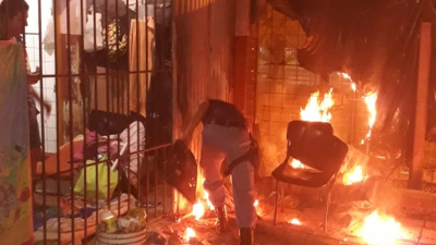 Detenidos en Comisaría de Machagai provocaron un incendio
