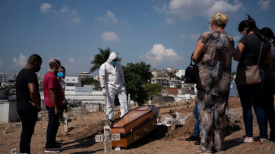 Coronavirus en Brasil: confirman 449 muertes y 6.276 nuevos casos en un día