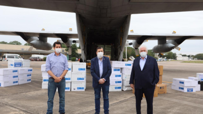 Entregaron 26.000 tests de diagnóstico contra el Covid-19 y 275 respiradores