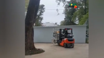 El hospital modular del Perrando recibió las primeras camas