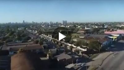 Derribaron a “hondazo” un drone de la Policía cuando sobrevolaba el Gran Toba