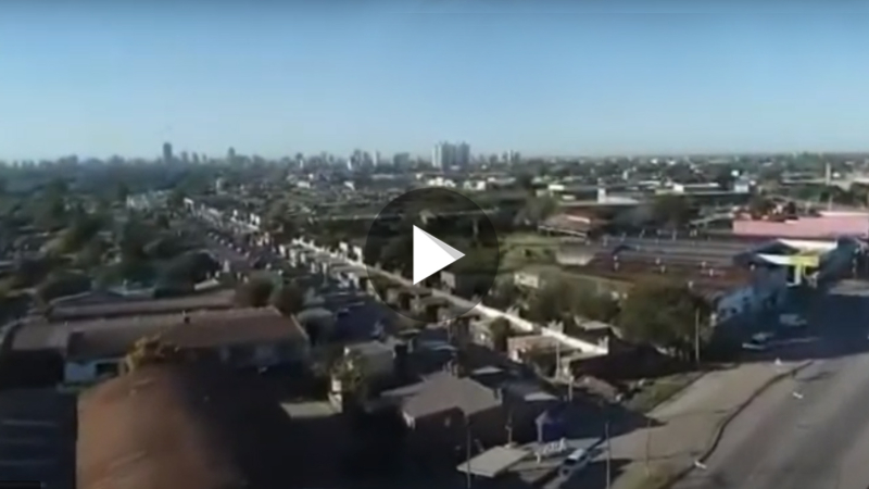 Derribaron a “hondazo” un drone de la Policía cuando sobrevolaba el Gran Toba