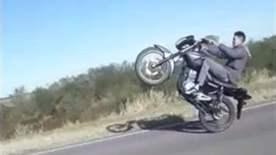 Rompieron la cuarentena en moto: picadas y “willys” en la ruta 95