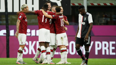 Juventus no cuidó la ventaja y Milan lo dio vuelta con una remontada épica