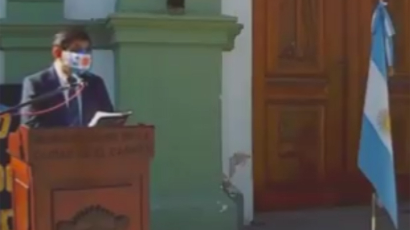 9 de Julio: un intendente dijo el discurso de una película