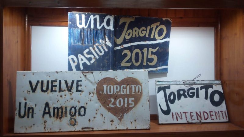 El Museo Regional de Charata rescata los originales carteles de campañas políticas