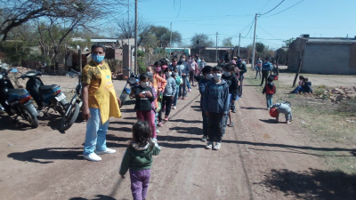 Charata: transformaron un merendero en comedor con colaboraciones de varias provincias