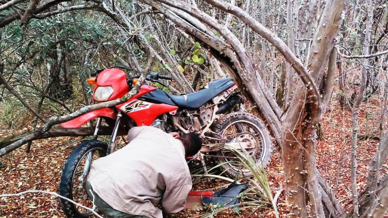 Encuentran en Formosa una moto que era buscada en el Chaco
