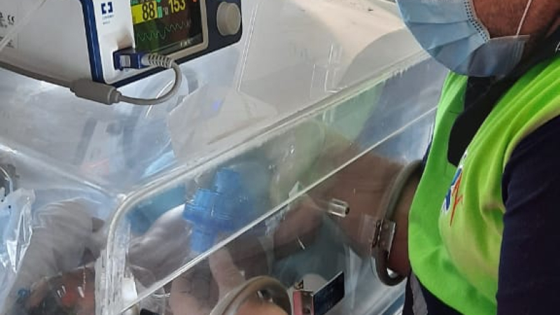 Evacuaron a Buenos Aires a un bebé chaqueño de 44 días