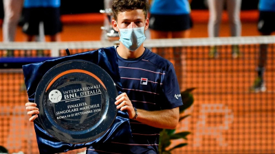 Schwartzman cayó ante Djokovic en la final del Masters 1000 de Roma