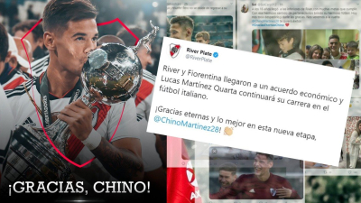 Martínez Quarta ya está en el top ten de pases de River