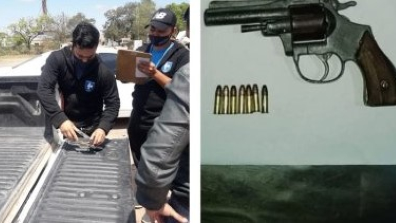 Detienen a un adolescente que circulaba armado en Villa Ángela