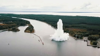 Polonia: detonaron una bomba de la Segunda Guerra Mundial de más de cinco toneladas
