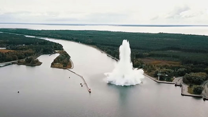 Polonia: detonaron una bomba de la Segunda Guerra Mundial de más de cinco toneladas
