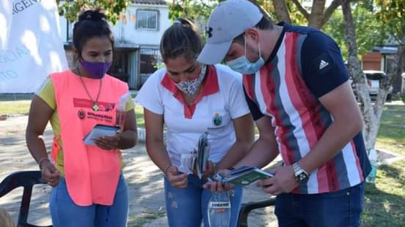 Barranqueras  entregó material de prevención y protección sobre ETS en las 500 Viviendas