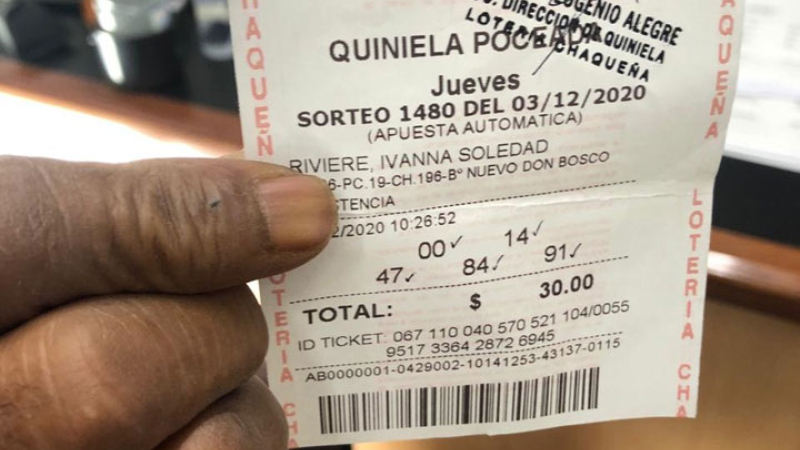 Un hachero ganó cinco millones de pesos con la Poceada Chaqueña