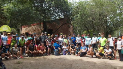 Ecobici a Colonia Benítez y homenaje a Pocholo Barreto