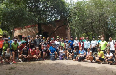 Ecobici a Colonia Benítez y homenaje a Pocholo Barreto