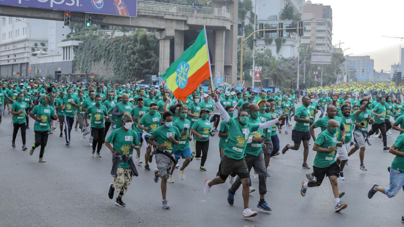 Más de 12 mil etíopes corrieron la Great Ethiopian